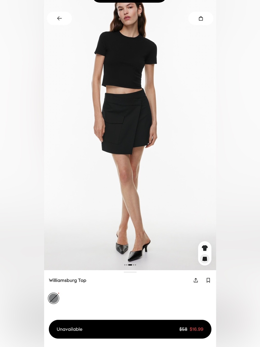 Aritzia Williamsburg Top XS
